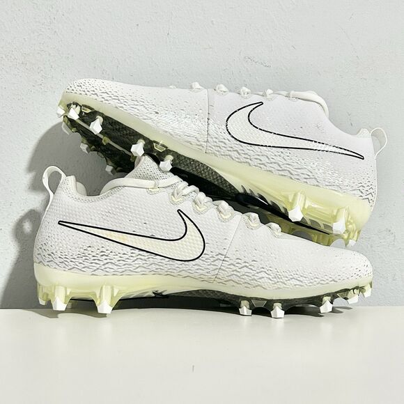 Nike Vapor Untouchable Pro “White Silver” Men’s Size 10.5 Football Cleats - Picture 6 of 8